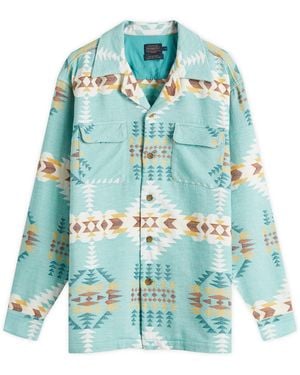Pendleton Jacquard Board Shirt - Blue