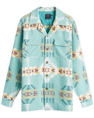 Pendleton Jacquard Board Shirt - Blue