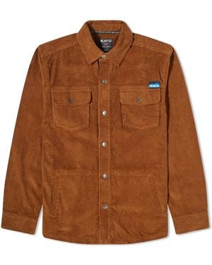 Kavu Petos Corduroy Shirt Jacket - Brown