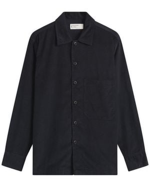 Universal Works Fine Cord Fatigue Overshirt - Blue