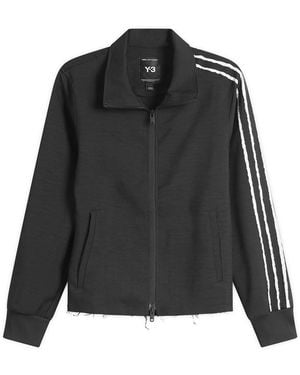 Y-3 3-Stripe Track Jacket - Black
