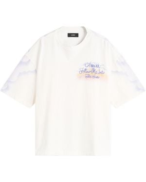 Amiri Follow Me Oversized T-Shirt - White
