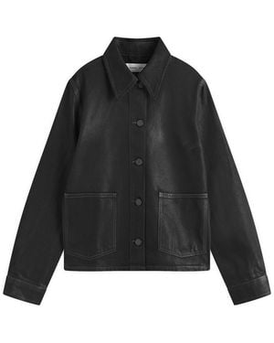 Samsøe & Samsøe Sanadine Foil Denim Jacket - Black