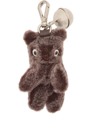 Acne Studios Teddy Keyring - Brown