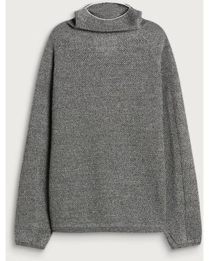 Goldwin 0 Perforated Wholegarment Knit Top - Grey