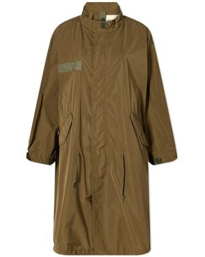 Beams Boy Solotex Parka Jacket - Green
