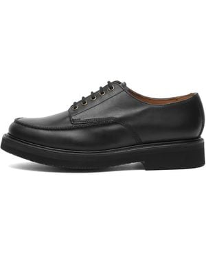 Grenson Carlo Derby Shoe - Black
