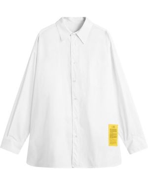 MM6 by Maison Margiela Oversized Long Sleeve Shirt - White