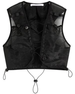 Cecilie Bahnsen Bona Running Vest - Black
