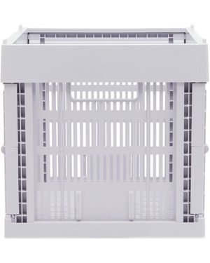 Hay Cube Recycled Color Crate - White