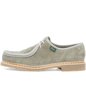 Paraboot Michael Suede Leather Lace Up Derby Shoe - Grey