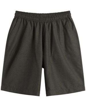 Universal Works Tropical Suiting Vacation Shorts - Grey