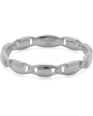 Miansai Ova Ring - White
