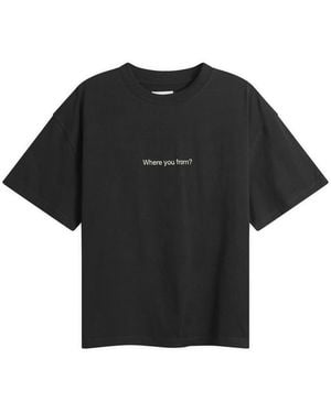 Honor The Gift Where You From T-Shirt - Black