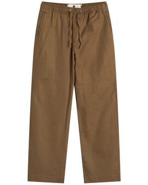 New Amsterdam Surf Association Twill Work Trousers - Brown