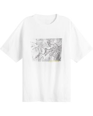 Arc'teryx Kragg Cotton Lithographica T-Shirt - White