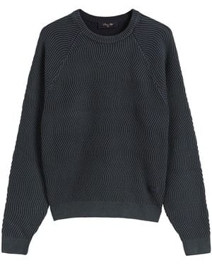 Dime Wave Knit Jumper - Black