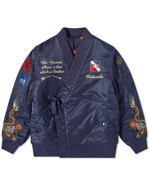 Maharishi Kimono Flight Jacket - Blue