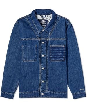 Armor Lux X Denham Morton Denim Jacket - Blue