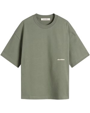 About Blank Box Logo T-Shirt - Green