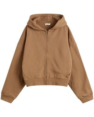 Entire studios Thermal Waffle Hoodie - Brown