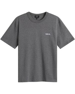 A.P.C. Vpc Logo T-Shirt - Grey
