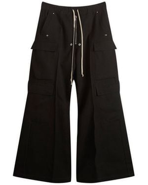 Rick Owens Wood Drill Cargobela - Black