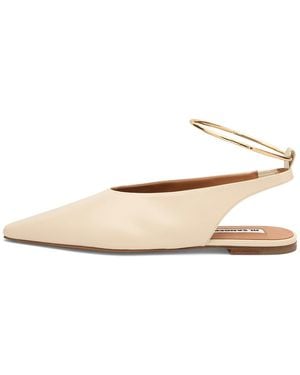 Jil Sander Pointed Sling Back Shoes - Metallic