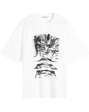 YMC Triple T-Shirt Mountains - White