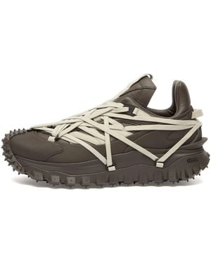 Rick Owens X Moncler Trailgrip Megalace Trainer - Brown