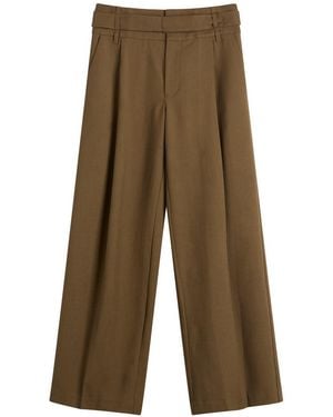 SIR. Sartoria Belted Trouser - Green