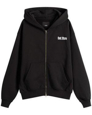 END. Newcastle Zip Hoodie - Black