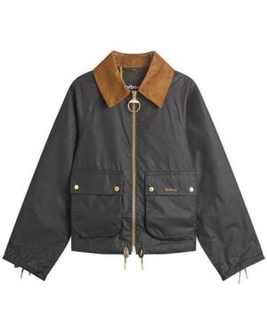 Barbour Marron Wax Jacket - Grey