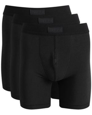 Skims Cotton Boxer Brief 5" - Black