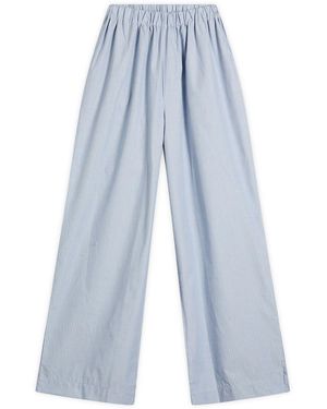 Baserange Claude Stripe Trousers - Blue