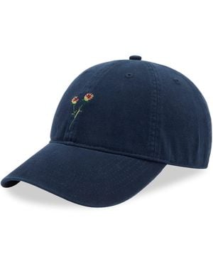 Forét Flower Washed Cap - Blue