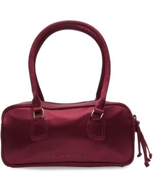 Damson Madder Benny Mini Bowler Bag - Red