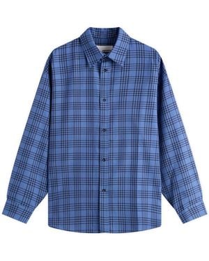 SAGE NATION Chisholm Check Shirt - Blue