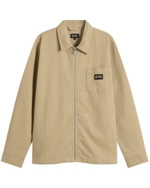 Stan Ray Cord Zip Shirt - Natural
