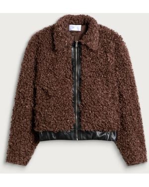 Hosbjerg Darma Faux Fur Jacket - Brown