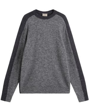 Forét Alpine Conrast Crew Neck Jumper - Grey
