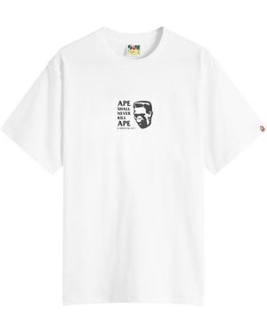 A Bathing Ape Frankenstein T-Shirt - White