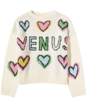 Kitri Darina 'Venus' Oversized Knit Jumper - White