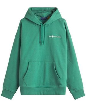 Polo Ralph Lauren Embroidered Chest Logo Hoodie - Green