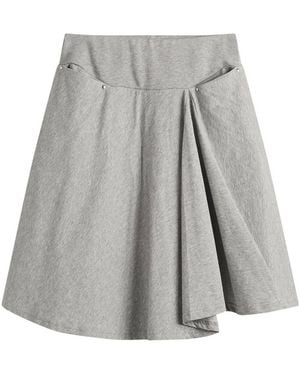 Peachy Den Joni Midi Skirt - Gray