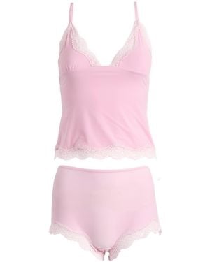 Skims Fits Everybody Lace Cami & Boyshort Set - Pink