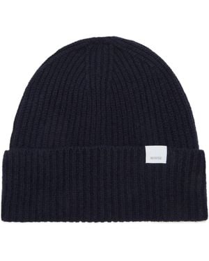 Norse Projects Standard Lambswool Beanie - Blue