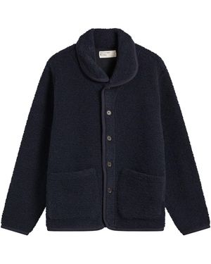 Universal Works Alvar Fleece Lancaster Jacket - Blue