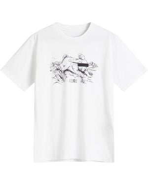 ☆MM6 Maison Margiela☆ Suis le lapin blanc・ラビットTシャツ MM6 by Maison Martin Margiela 'Suis Le Lapin Blanc' T-Shirt