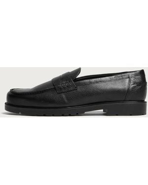 Kleman Escale Grain Loafer - Black